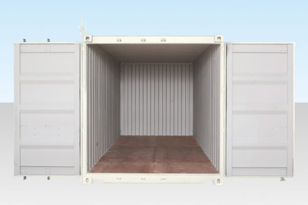 20ft Shipping Container (One Trip) White (RAL 9003) - view 3