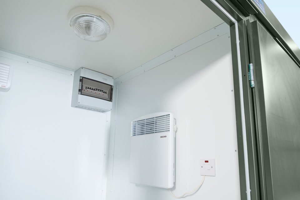 1+1 Double Mains Toilet 8ft x 5ft (RAL 6007) - view 4