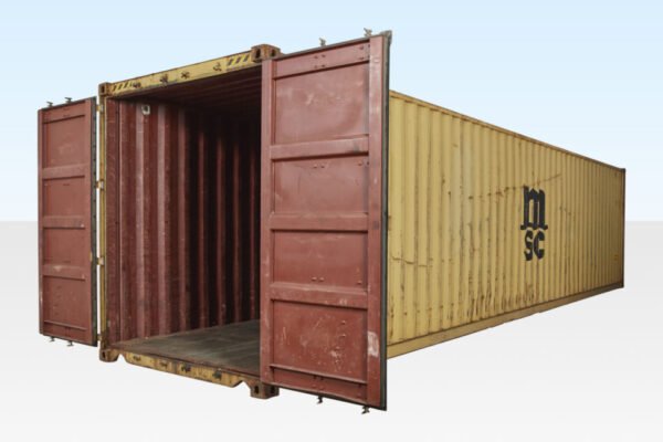 40ft x 8ft Used Shipping Container High Cube for Sale