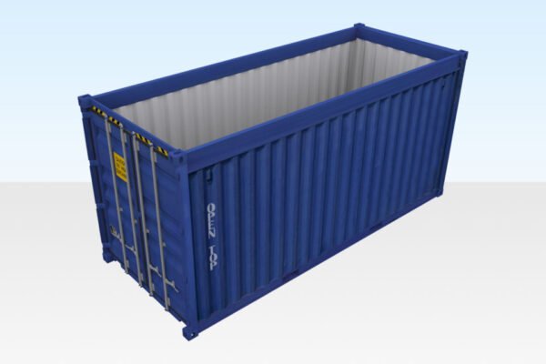 20ft x 8ft Used Shipping Container - Open-Top